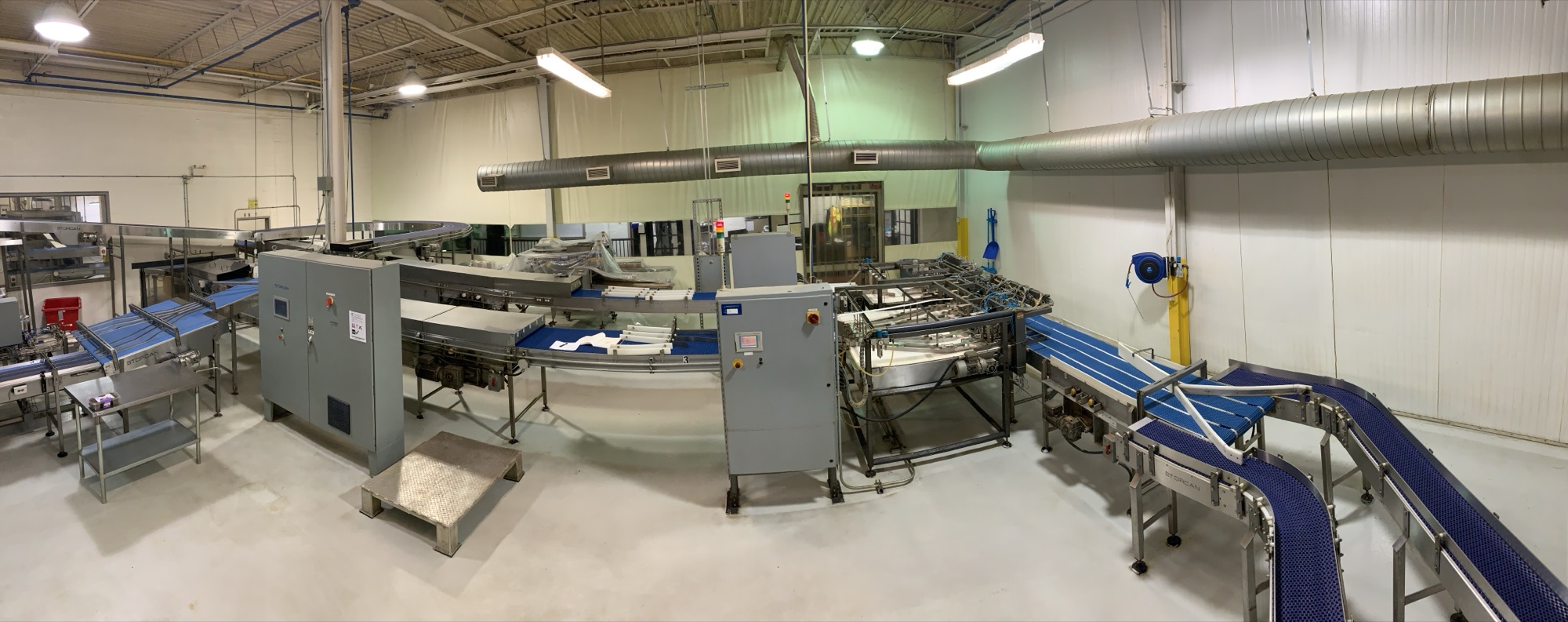 Full processing line installed and running on a customer floor