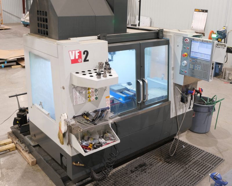 Machining and building parts in the shop